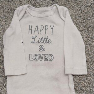 Carter's Cream Long Sleeve One Piece